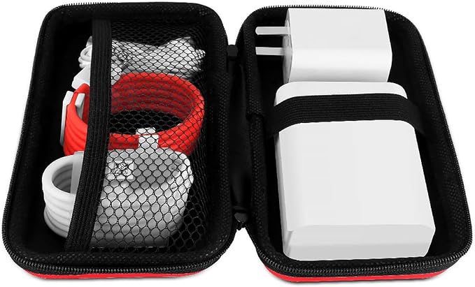 iMangoo Travel Essential Electronics Organizer Charger Case Carrying Pouch | 6.5x3.2x1" Power Bank Tech Accessories Protective Storage Shockproof Portable Purse Men Women School Office Trips Must Have - Image 5