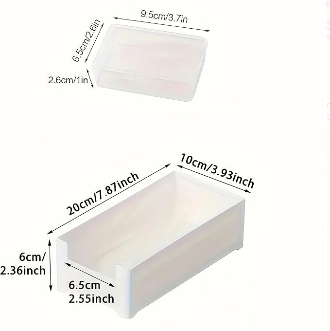 7 Case Cable Storage Box with Cable Straps and Label Stickers, Travel Cord Organizer for Charging Cables, USB Wires, Earphones – Drawer Organization for Home & Office (7 Cases + 7 Cable Straps) - Image 8