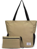 ETidy Large Capacity Foldable Tote Bag With Zipper | Water-resistant, Lightweight, Sandproof, Beach Bag, Gym Bag, Travel Shopping Bag by ETidy