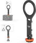 VRIG MG-40 Magnetic Phone Tripod Mount for Magsafe, Three Rotatable Axes Phone Holder with 1/4 Thread & Cold Shoe Adapter for Camera, Compatible with iPhone 17/16/ 15/14/ 13/12 Series by VRIG