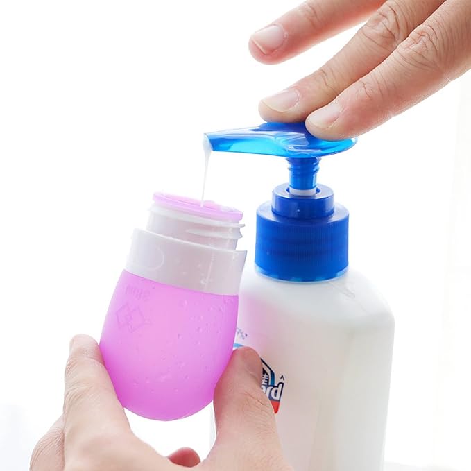 Portable Soft Silicone Travel Bottles Travel Containers(1.3OZ, Pack of 3) - Image 6