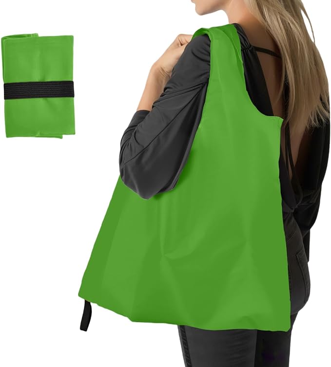 Foldable Shopping Bag, Reusable Grocery Bag Holder, Tote Bags by Unknown