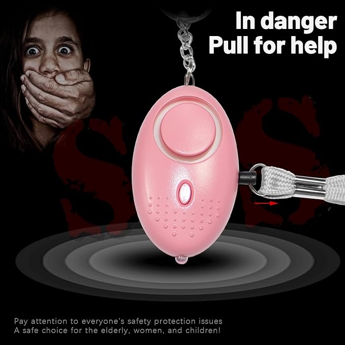 Emergency Personal Alarm, 3 Pack 140DB Person Siren with LED Lights, Personal Panic Alarm for Men, Women, Children, Elderly Emergency Security, Self Defense Electronic Device - Image 3