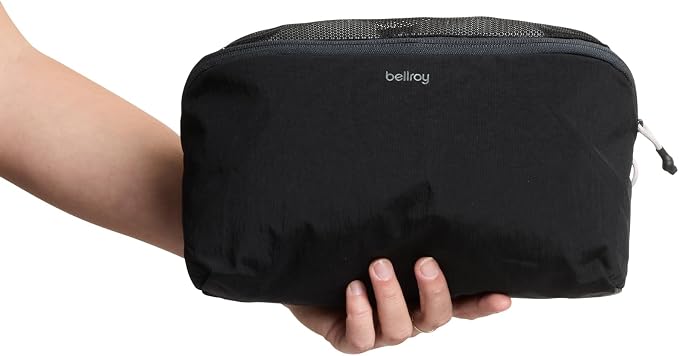 Bellroy Packing Cube, 4L Travel Organizer Pouch - Black | 4L organizer packing cube with an internal zip pocket and a durable, lightweight design - Image 5