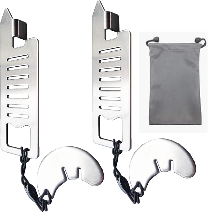 YnFag Portable Door Lock Home Security Door Locker Travel Lockdown Locks (Travel 2) - Image 6
