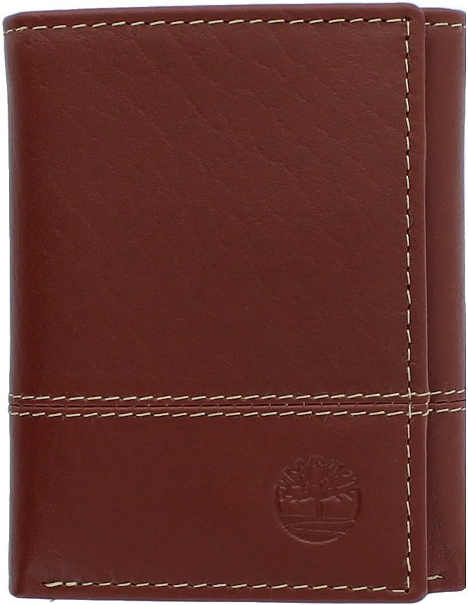 Timberland Men's Genuine Leather RFID Blocking Trifold Wallet by Unknown