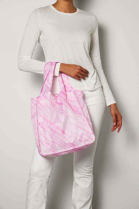 Pure Sage Reusable Grocery Bag - Stylish Shopping Bags for Groceries - Foldable Tote Bag - Image 7