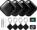 Tracker Tag for Android, Luggage Tracker with Case, Works via Google Find Hub App, Bluetooth Tracker Item Finder for Key, Backpack, Travel and Commute (black4) by XSUTIC