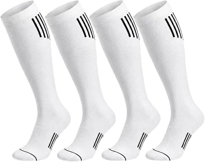 4-Pack 15-20 mmHg Athletic Compression Socks by Unknown