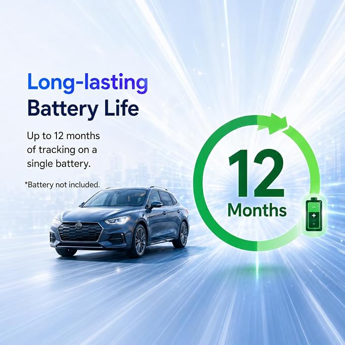 GPS Tracker for Vehicles,Magnetic Waterproof Car Tracker, No Monthly fees, Mini Portable GPS Tracker for Cars, Trucks, Motorcycle, Anti-Theft（Android Only） - Image 9