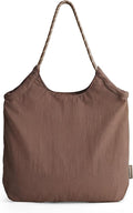 BAGSMART Tote Bag for Women, Travel Tote Beach Bag with Zipper for Gym by BAGSMART
