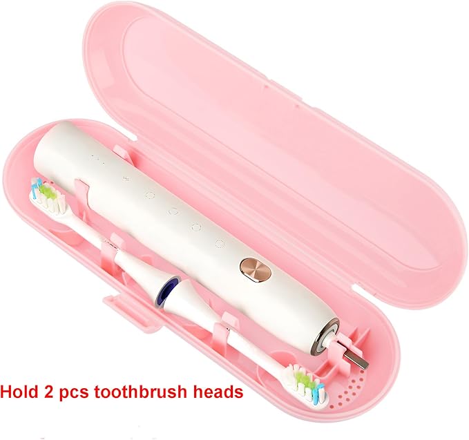 Cosmos Pack of 2 Plastic Travel Case Toothbrush Carrying Case Holder Container Compatible with Oral B Pro and also for Sonicare & Other Toothbrush - Image 2