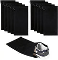 10 Pcs Single Shoe Bags for Travel, Dustproof Drawstring Travel Shoe Bag | 18"X9"shoe travel bag for Packing, Shoe Bag storage Sneaker Travel Bags, Washable Reusable dust bags for Handbags Shoes Toys by CARPDIM