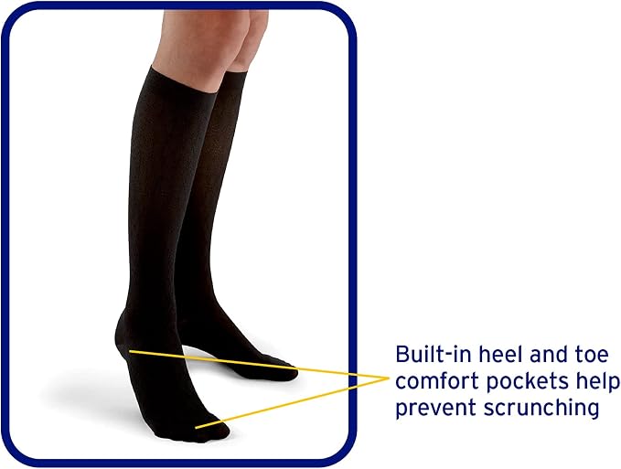 Futuro Trouser Socks for Women, Moderate Compression Helps Improve Circulation to Help Minmize Swelling - Image 11