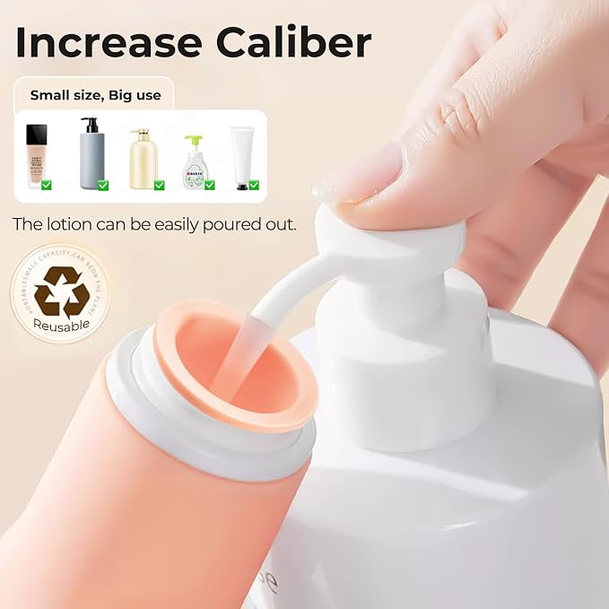 17 Pack Travel Bottles for Toiletries, TSA Approved Leak Proof Silicone Travel Containers for Toiletries with Label-Dopamine Color - Image 3