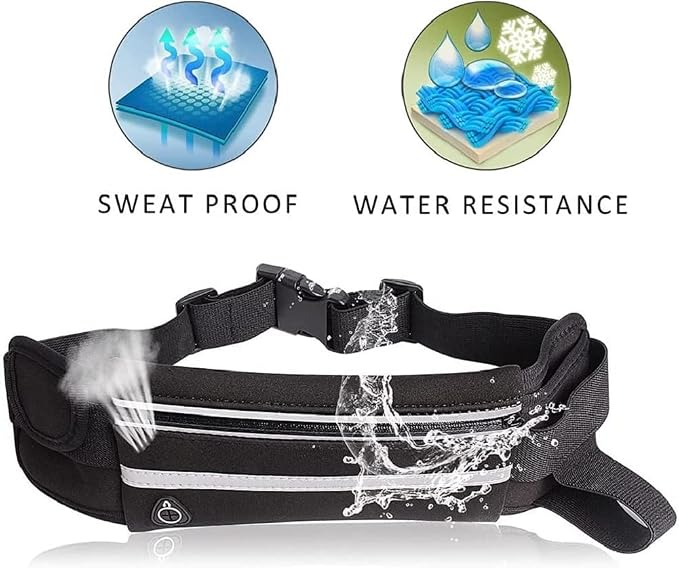 Armear Travel Belt Money Waist Pack - Hidden Waterproof Anti Theft Passport Security Fanny Pouch Wallet for Running Men Women - Image 4