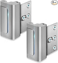 Door Reinforcement Lock - Home Security Child Proof Door Lock Withstands 800 lbs, for Inward Swinging Doors, Door Locks for Kids Safety, Door Lock Latch Prevents Unauthorized Entry, 2 Pack by TrueOak