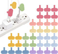 Wrap-It Storage Cable Labels - Oval, Macaron (36 Pack) | Write On Cord Labeler Wire Label Tags by Wrap-ItStorage