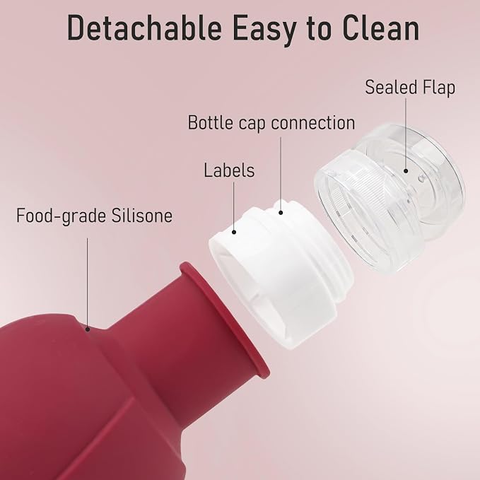 5 Pack Travel Bottles for Toiletries, TSA Approved 3oz Portable Travel Containers for Toiletries, Leak Proof Travel Tubs Refillable Liquid Travel Accessories for Shampoo Conditioner Lotion Body Wash - Image 4