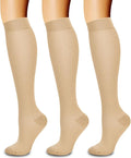 3 Pack Medical Compression Sock-Compression Sock For Women and Men Circulation -Best for Running,Nursing,Athletic Sports by LaiteHebe
