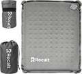 Rocalt Self Inflating Seat Cushion for Airplane Seats and Bleachers | 3s valve inflation, 0.44 lb pack, 17.1 x 13.8 x 2 in support, TPU fabric, for flights, stadiums and camping by Rocalt