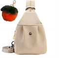Waterproof 2-Way Mini Commuter Bag, Multi-Compartment Oxford Small Backpack, For Women, Collegeman, Commuter, Travel with Anti-Theft,Three in One Multifunctional Convertible Design(khaki) by Unknown