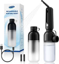 Morfone Portable Bidet for Travel 350ML Electric Handheld Sprayer | Dual Spray Modes, USB-C Rechargeable Waterproof Travel Bidet for Women, Men, Postpartum, Personal Hygiene(Black) by Morfone