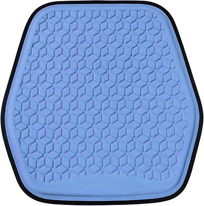 Zpana Gel Car Seat Cushion, Non-Slip & Comfortable Automotive Chair Protector Pad for Driving, Breathable Vehicle Interior Mat Cover Accessories, Universal Fit (Dark Blue) | Comfortable Automotive Chair Protector Pad, Vehicle Interior Mat Cover Accesso... - Image 7