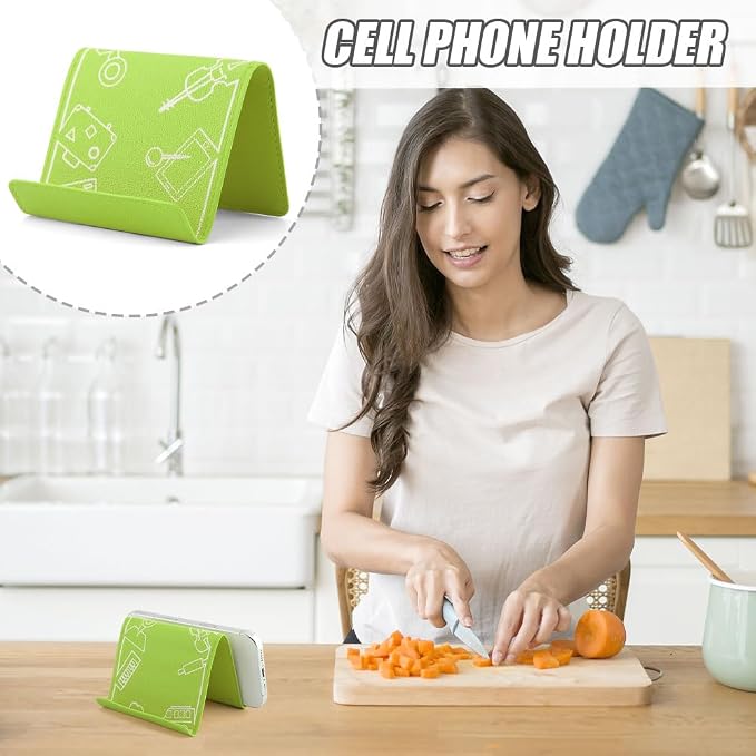 Airplane Phone Holder Flexible Flight Cell Phone Holder and Flexible Tablet Stand Airplane Travel Essential Accessories for Most Smartphones, Tablets(Color:Green) - Image 4
