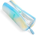 Cotton Round Swab Travel Case, 2-in-1 Beauty Organizer, (Ocean Breeze) by VisFresh