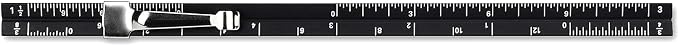 Alumicolor Aluminum Architect Pocket Drafting Scale With Clip, 6IN, Black - Image 4