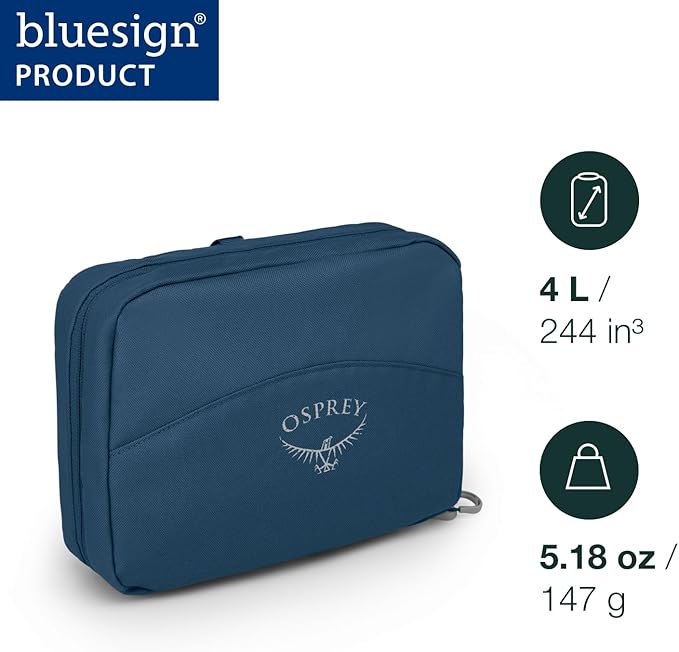 Osprey Daylite Hanging Toiletry Kit, Night Shift Blue - Image 2