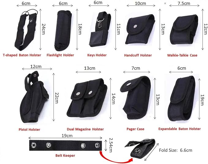 Police Security Duty Belt Modular Equipment Law Enforcement Hunting Game Versatile Utility Adjustable - Image 5