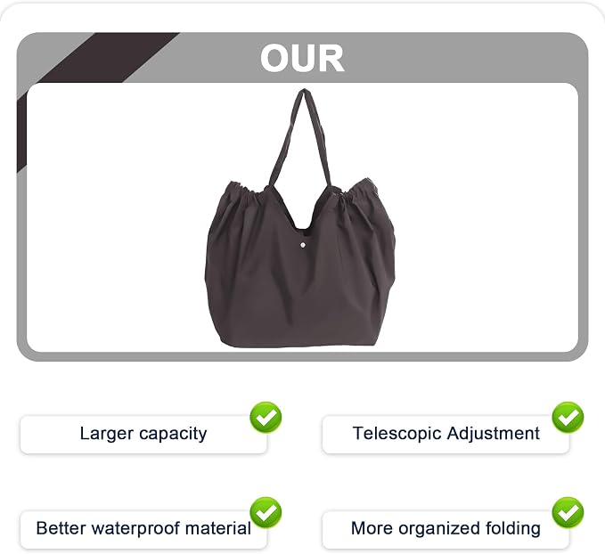 Reusable Grocery Bags,Reusable Shopping Bags,Folding Bags Totes,Stretchable and shrinkable shopping bag for Groceries - Image 6