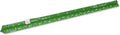 Alumicolor Aluminum Architect Pocket Scale With Clip, 6IN, Green by Alumicolor