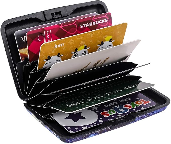 RFID Aluminum Wallet Credit Card Protector Case Holder for Men Women | Mini RFID Aluminum Wallet Credit Cards Holder Business Card Case Metal ID Case for Men Women - Image 5