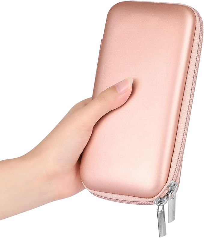 iMangoo Travel Essential Electronics Organizer Charger Case Carrying Pouch | 6.5x3.2x1" Power Bank Tech Accessories Protective Storage Shockproof Portable Purse Men Women School Office Trips Must Have - Image 7