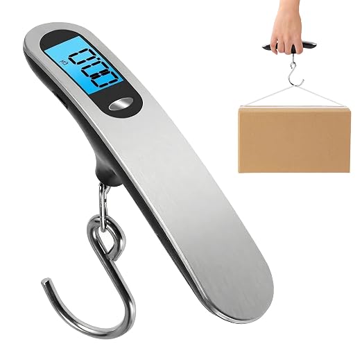 Luggage Scale, NEW 2.0 Portable Digital Suitcase Weight Scale with USB Charging, 110 Lb/50kg Luggage Scale with Hook, Travel Scale for Travel, Household and Outdoor - Image 5