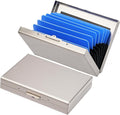 Credit Card Holder Wallet Stainless Steel Card Case RFID Blocking Business Card Holder Protector for Women Men by LOUEBICA