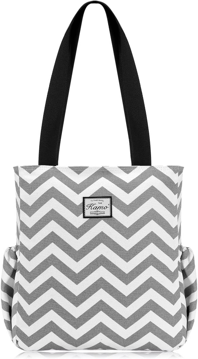 KAMO Floral Tote Bag - Waterproof Lightweight Handbags Travel Shoulder Bag for Hiking Yoga Gym Swimming Travel Beach by KAMO