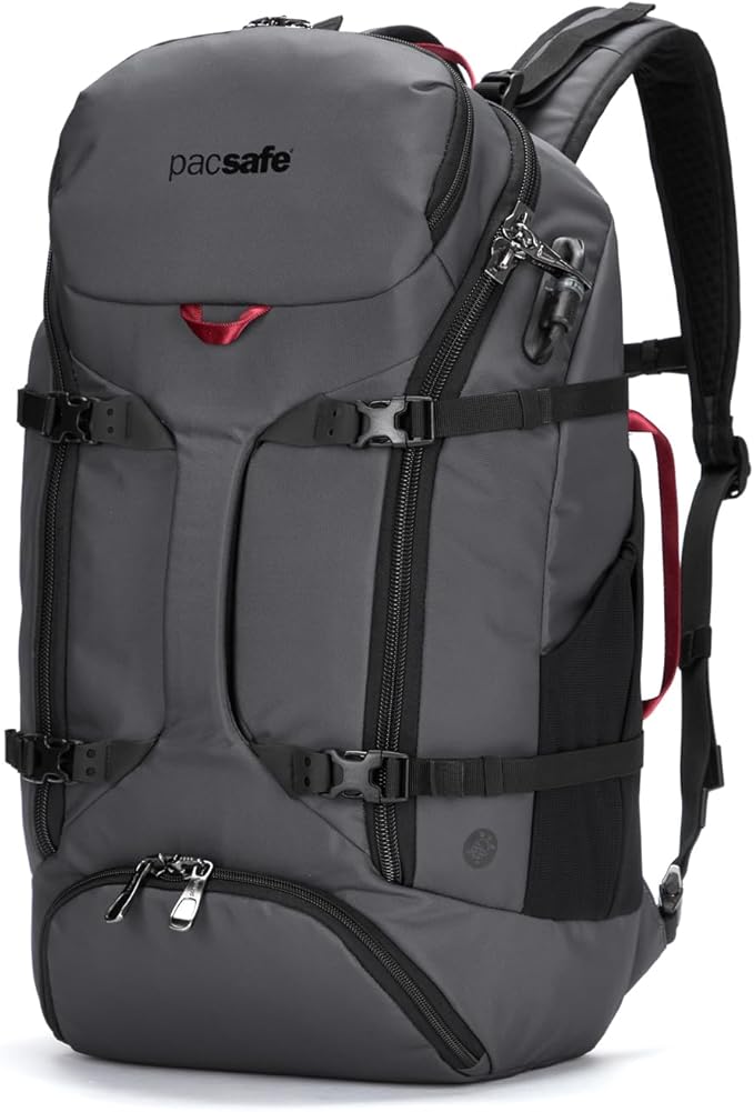 Pacsafe Venturesafe EXP35 Anti Theft Travel Backpack, Slate - Image 4