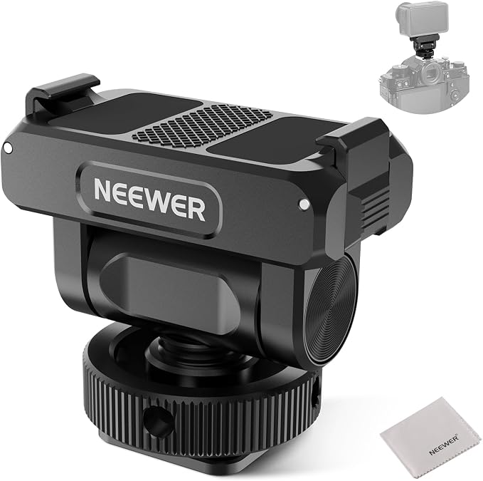 NEEWER Magnetic Mount Adapter Compatible with DJI Osmo Action 5 Pro/4/3, Upgraded Metal Quick Release Action Camera Mount Vlogging Accessories by Neewer