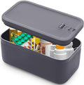 Medication Lock Box,Small Lockable Storage Box with Combination Code for Phone,Medicine Safe,Food, Home,Refrigerator,Office,Personal Items,Travel,Gift by EMLTHORY