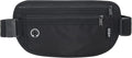 Slim Money Belt for Travel - Anti-Theft Hidden Passport Holder Waist Wallet with Secure Pouch for Cash, Credit Cards & Phone Safe (Small Black) by Arouselove