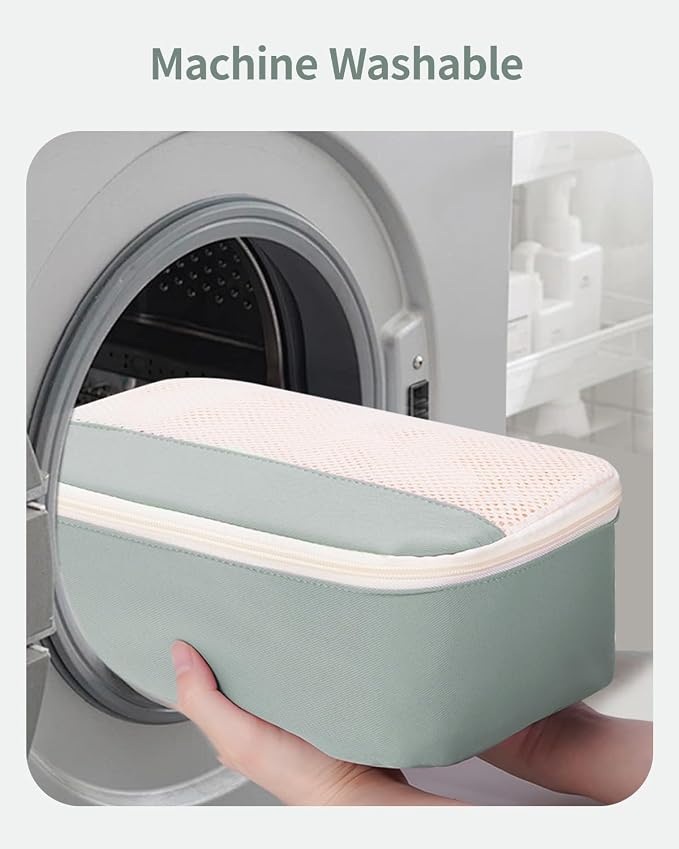 Narwey 7 Set Packing Cubes Durable Packing Organizers Bag Organizer Bags Travel Carry on Suitcase Luggage for Women (Mint Green) - Image 5