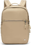 Pacsafe W 10L Anti Theft Backpack, Taupe by Pacsafe