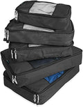 Travel Wise Packing Cubes for Travel - 5 Piece Set with Pattern Design, Lightweight Ripstop Nylon Luggage Organizers with Mesh Panel, Small Medium Large Sizes by TravelWise