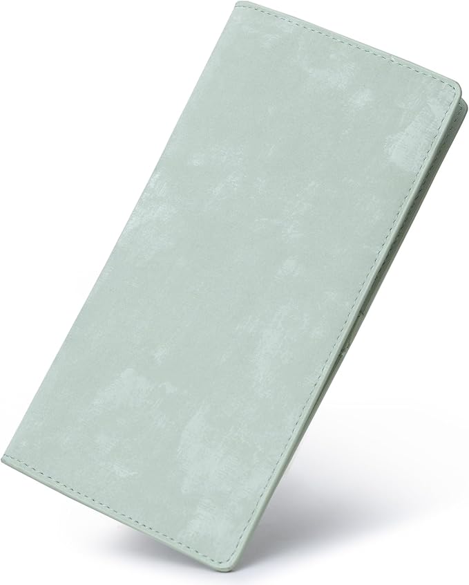 Bveyzi Ultra Slim Thin Leather RFID Blocking Credit Card Holder Bifold Clutch Wallets for Women by Bveyzi