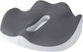 Home & Travel Gear Seat Cushion for Tailbone & Coccyx Comfort — Memory Foam for Office Chair & Car | Non-Slip Base | Ergonomic Cutout Design | Breathable Washable Cover by HomeandTravelGear