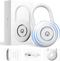 HOU 130dB Personal Alarms for Women – USB-C Rechargeable Self Defense Alarm Keychain with Strobe Light – Loud Personal Safety Alarm for Students & Jogging – Safe for Seniors, White by HOU